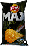 Billede af Lay's - MAX Salt & Black Pepper Flavour