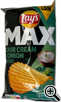 Billede af Lay's - MAX Sour Cream & Onion Flavour