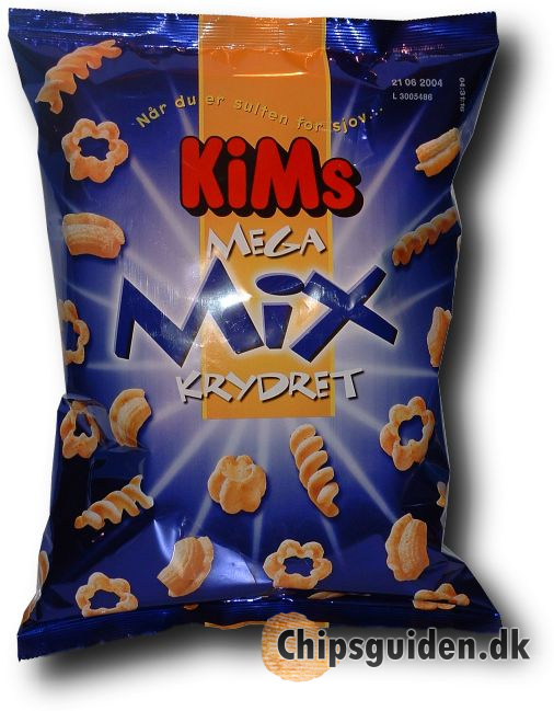 Charles Keasing Bliv forvirret skrivning Anmeldelse: KiMs Megamix Krydret - Chipsguiden.dk