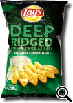 Billede af Lay's - Deep Ridged Sour Cream & Onion Flavour