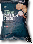 Billede af Rema 1000 - Rustikke Grovchips Sour Cream & Onion