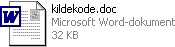 Hent kildekoden her som Word DOC